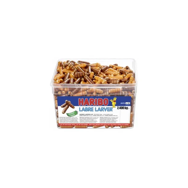 Haribo labre larver 2,4 kg