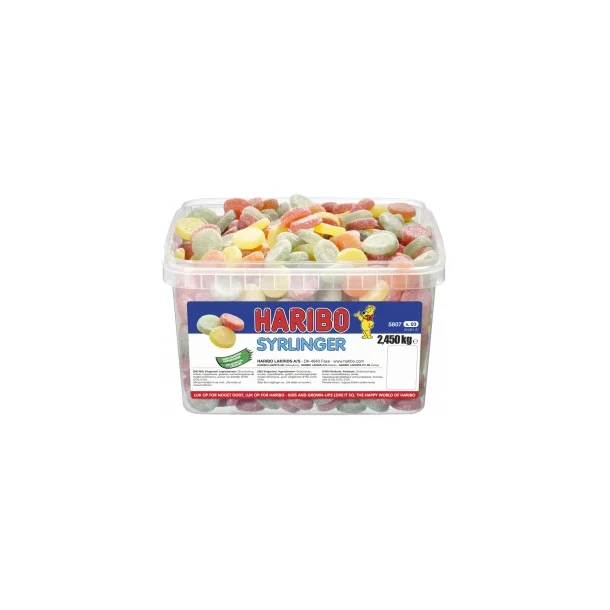 Haribo syrlinger 2,45 kg