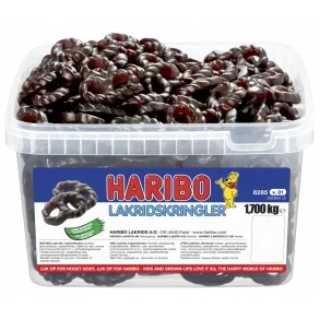Haribo Lakrids Kringler 1,7 kg