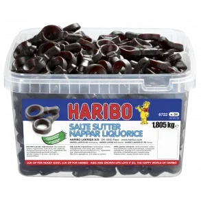 Haribo lakrids sutter 1,8 kg