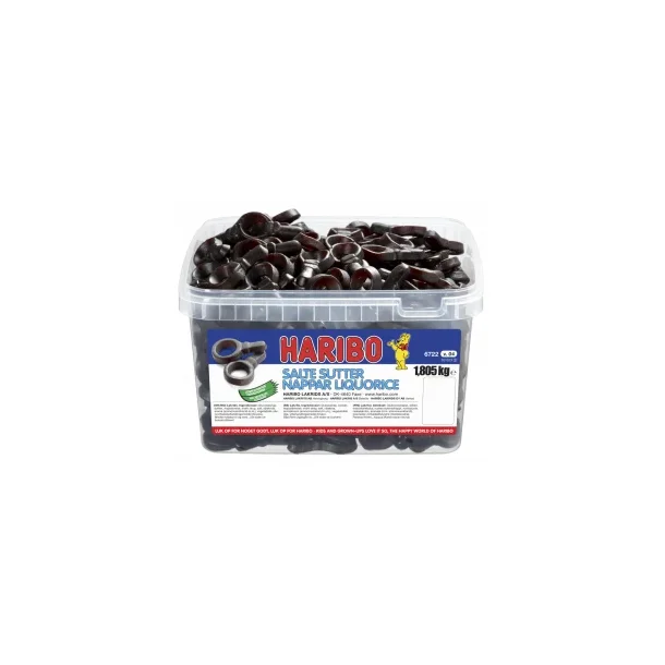 Haribo lakrids sutter 1,8 kg