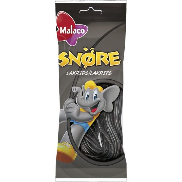 Malaco Lakridssn�rer, 94 gram