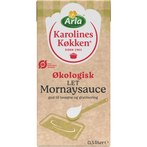 Karolines K�kken Let Mornaysauce, �kologisk. 500ml. 