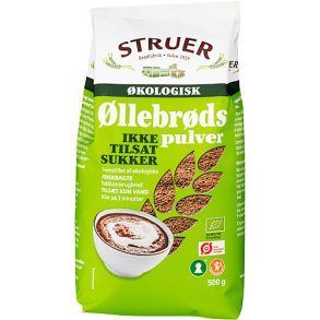 Struer �kologisk �llebr�dspulver u. tilsat sukker 500 gram