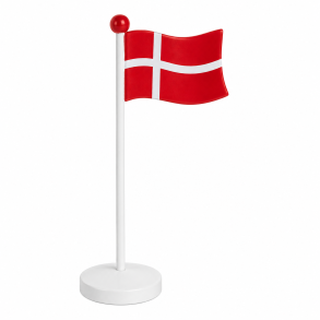 Bordflag i tr�. 25cm.