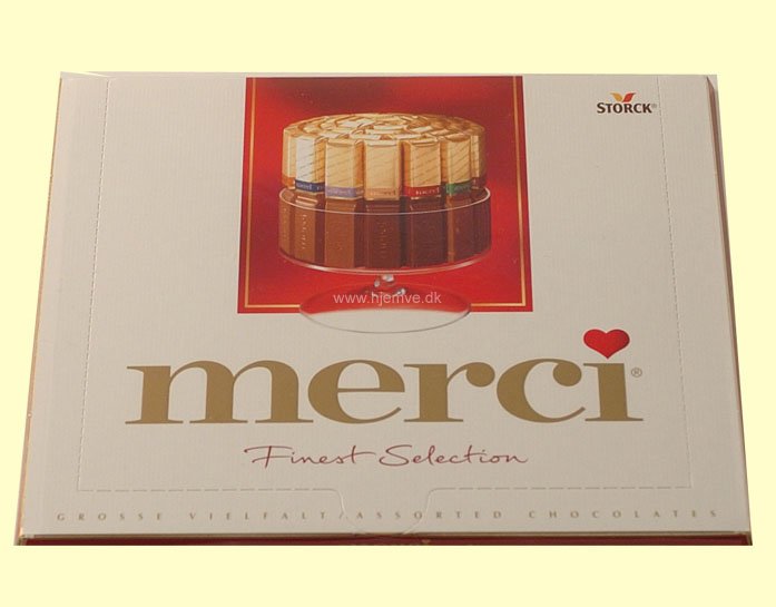 Merci rød, 250 gram