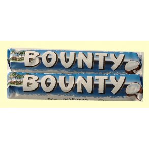 Bounty Bar, 2 x 2 stk. i alt 114 gram