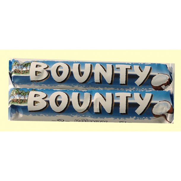 Bounty Bar, 2 x 2 stk. i alt 114 gram