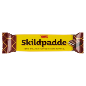 Toms Skildpadde chokoladebar. 2 stk. 