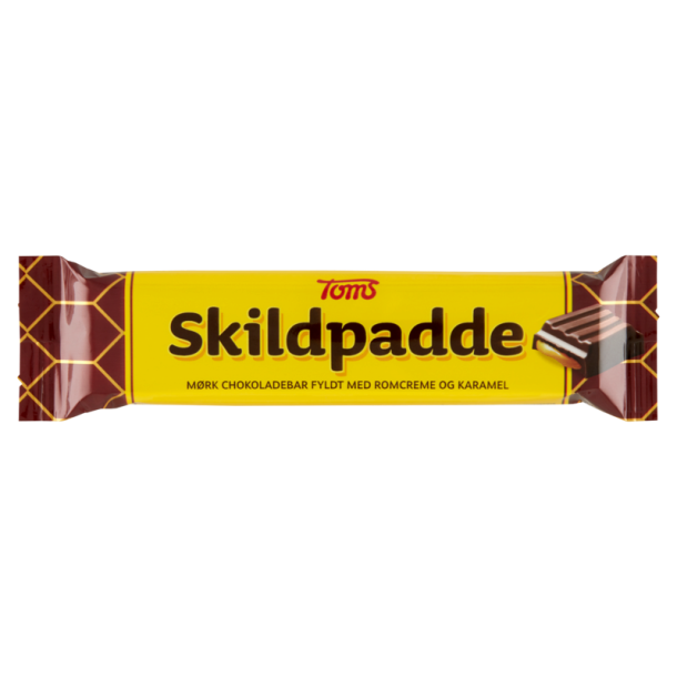 Toms Skildpadde chokoladebar. 2 stk. 