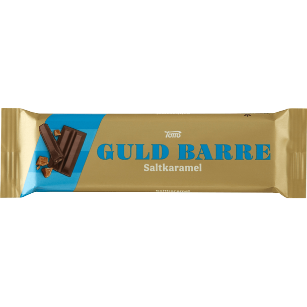 Toms Guldbarre med saltkaramel 45g, 2 stk.