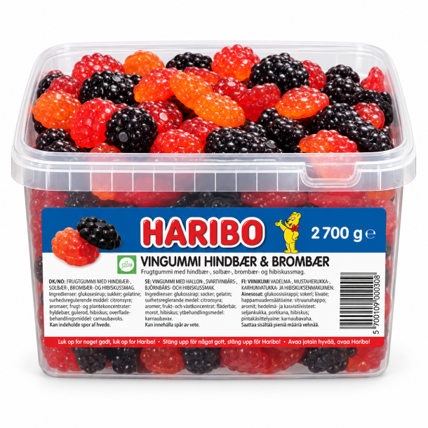 Haribo Hindb�rbromb�r 2,7kg
