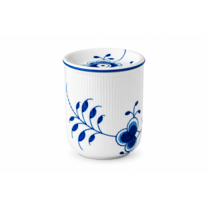 Royal Copenhagen Bl� Mega Riflet Opbevaringskrukke, 80cl