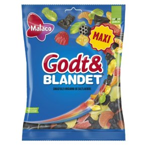 Malaco Godt og blandet original, MAXI