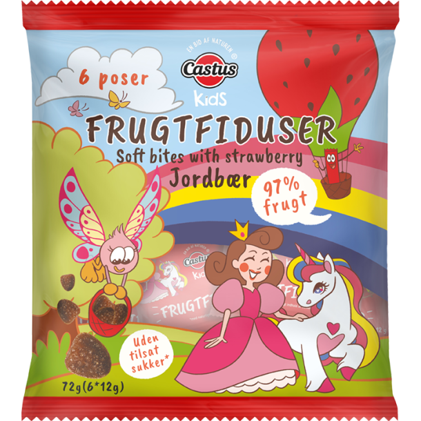 Frugtsnacks m. jordb�r. Fra Castus