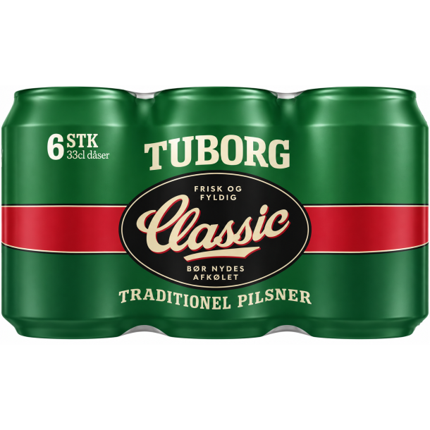 Tuborg Classic, 6-pack