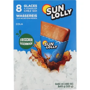 Sun Lolly Frys-selv is, Cola