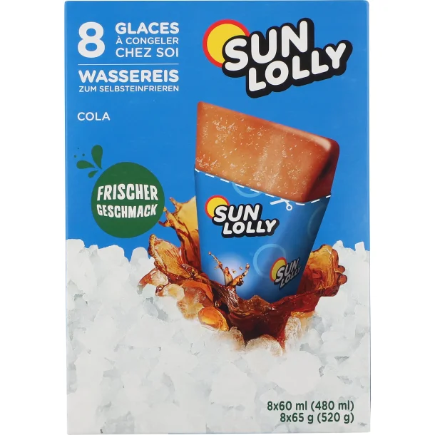 Sun Lolly Frys-selv is, Cola