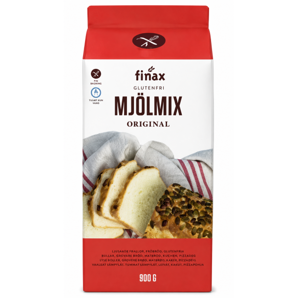 Finax glutenfri melblanding, Original. (r�d). 900g