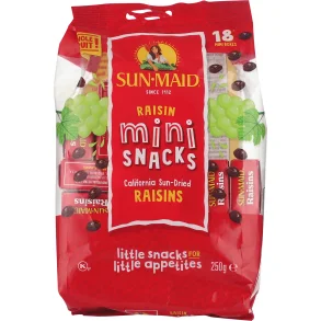 Rosiner mini-snack, Sun-Maid mini bokses