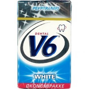 V6 Tyggegummi konomipakke 72 gram - Vlg din yndlingsvariant
