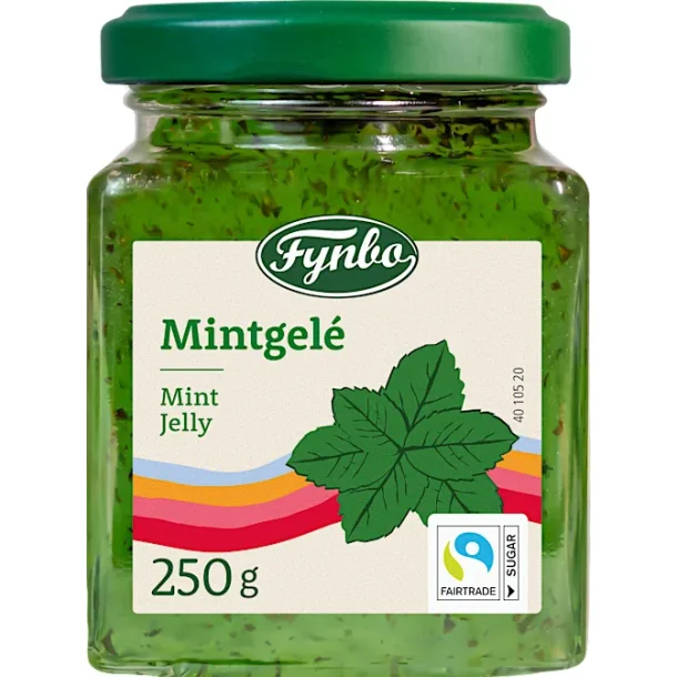 Mint gel� fra Fynbo. 250g