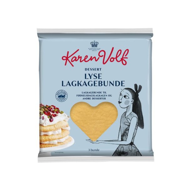 Lagkagebunde fra Karen Volf