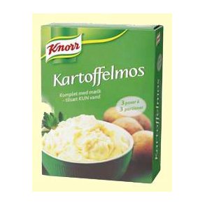 Kartoffelmos fra Knorr.
