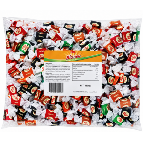 Carletti Big Ben Blandede Karameller, 1500 gram