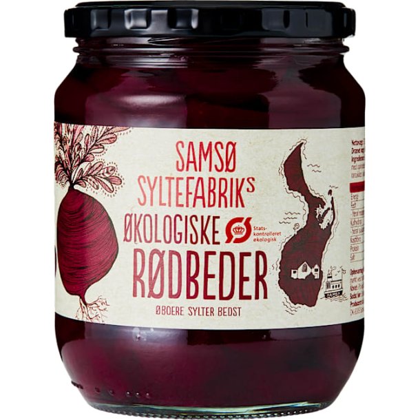 Sams� sukkerfri Syltede R�dbeder, 400g
