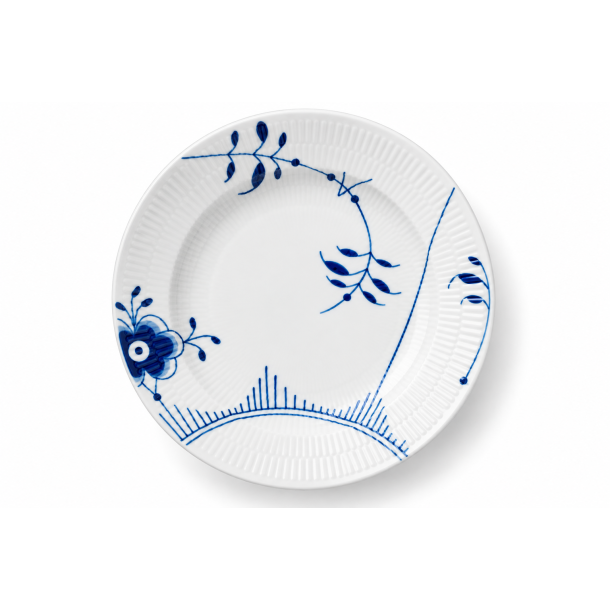 Royal Copenhagen Bl� Mega Riflet Tallerken, 27cm