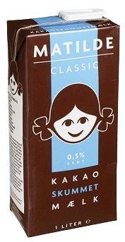 Mathilde Classic Kakaoskummetmælk, 1 liter