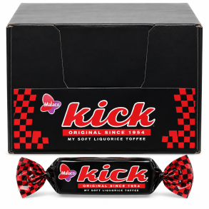 Kick Bl�d Lakrids 100styks i kasse.