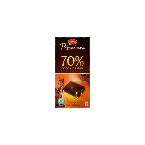 Marabou Chokolade Premium Cocoa Orange, 100 gram