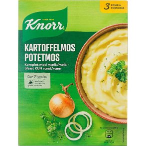 Kartoffelmos fra Knorr.