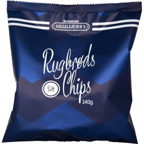 Rugbr�dschips med salt fra Restaurant Gilleleje Havn, 140g