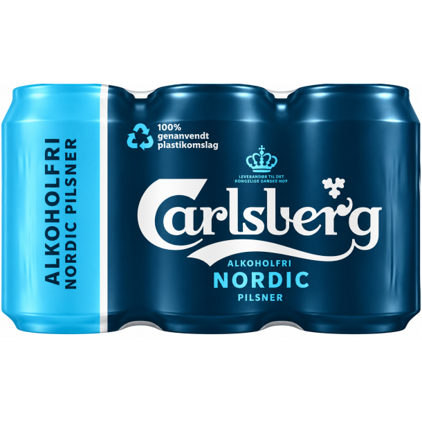 Carlsberg Nordic, Alkoholfri �l. 6-pack.
