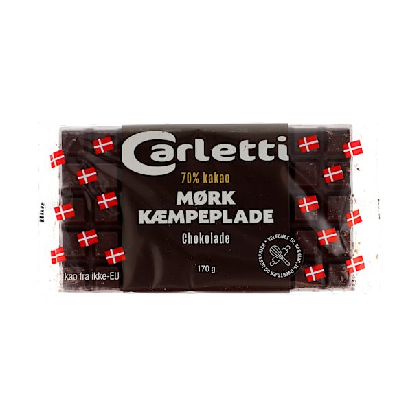 Carletti m�rk k�mpeplade, 170g