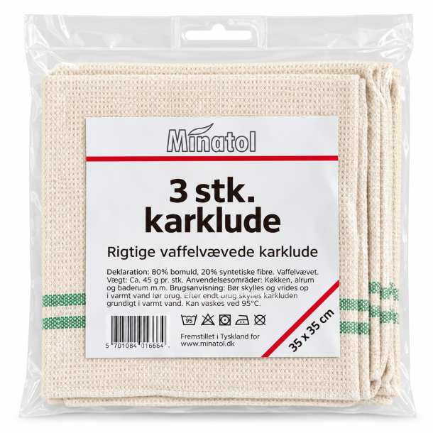 Karklude, v�vede. 3 stk.