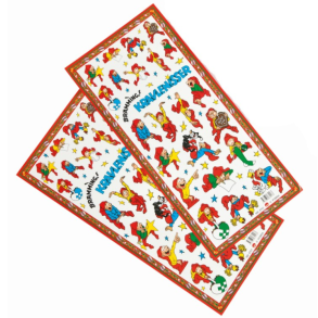 Klistermrker med Bramming Kravlenisser. 2 ark. 