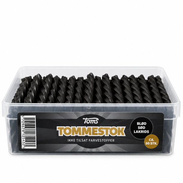Toms tommestok stang 50 stk ca. 1,2 kg