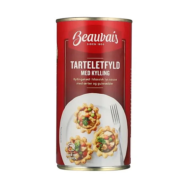 Tarteletfyld med kyllingek�d