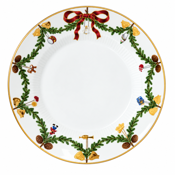 Royal Copenhagen Julestel Tallerken, 19cm.