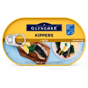 Kippers i olie fra Glyng�re(Kippers(fish) in oil, Glyng�re)