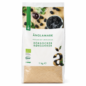 R�rsukker �kologisk, 1000 gram, �nglamark