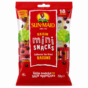 Rosiner mini-snack, Sun-Maid mini bokses