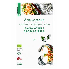 Ris Basmati �kologiske, 1kg, �nglamark