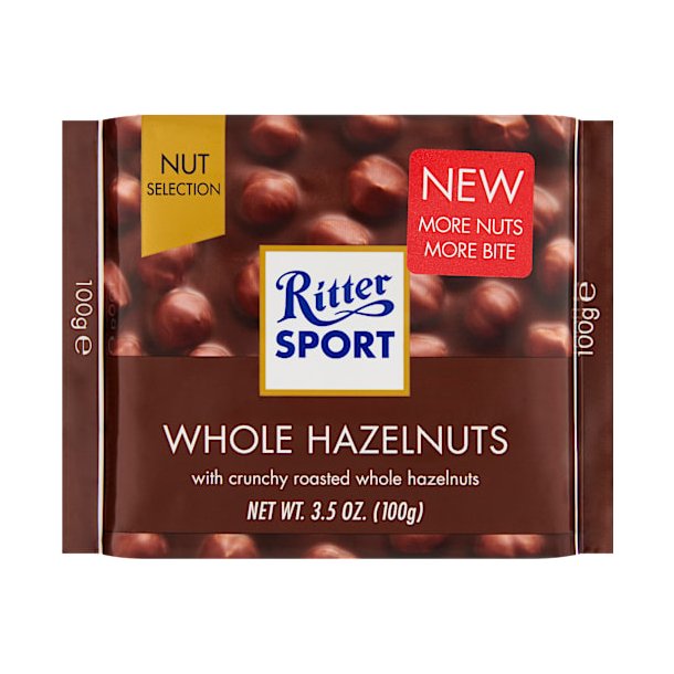 Ritter Sport Hazelnuts, 100g