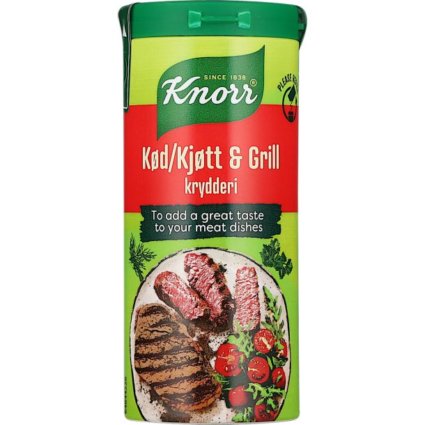 Knorr k�d og grill krydderi, str�glas 88g.