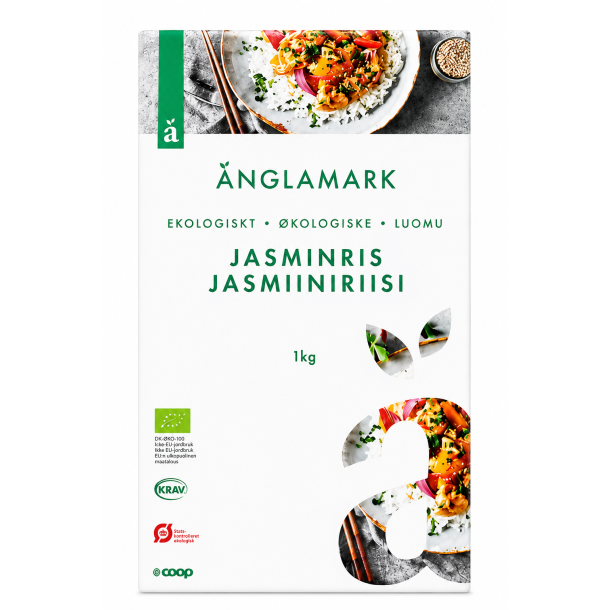 Ris Jasmin �kologiske, 1kg, �nglamark